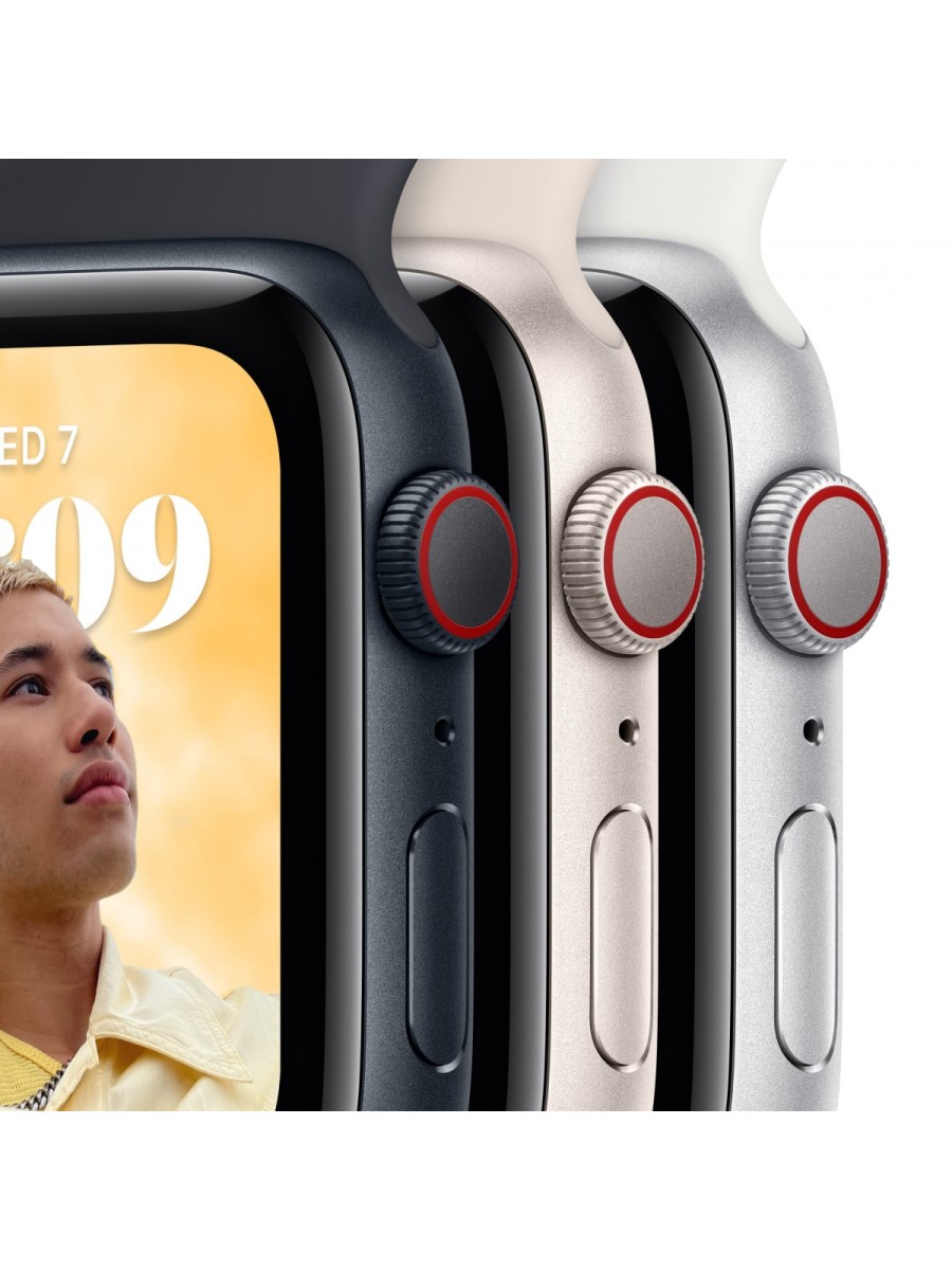 Apple Watch SE 2 40mm GPS Starlight Aluminum Case with Starlight Sport Band
