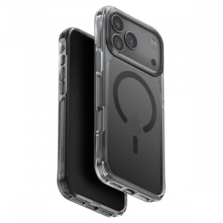 Cиликоновый чехол Uniq Hybrid Lifepro Xtreme Magsafe для iPhone 17 Pro Max (морозный дым)