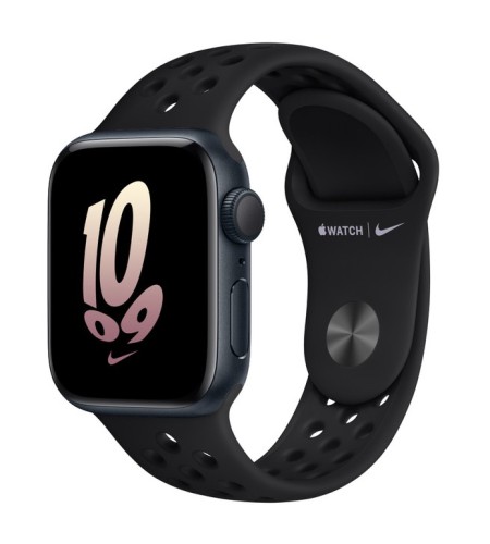 Apple Watch SE 2 Nike 40mm GPS Midnight Aluminum Case with Black/Black Nike Sport Band