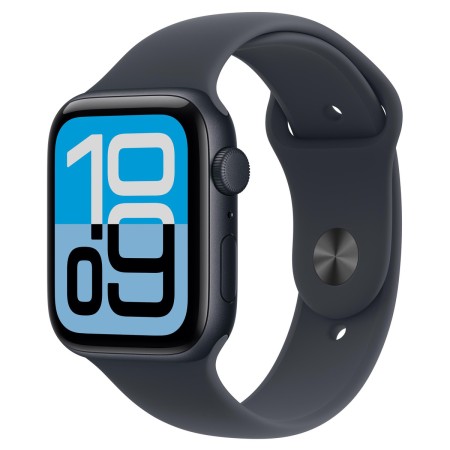 Apple Watch SE 3 44mm GPS Midnight Aluminum Case with Midnight Sport Band