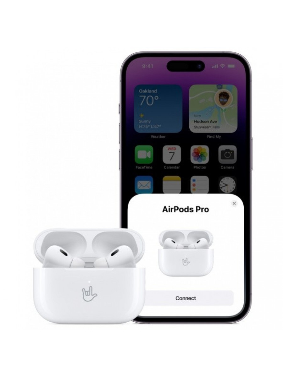 Беспроводные наушники Apple AirPods Pro 2 в футляре с зарядкой MagSafe (USB‑C)