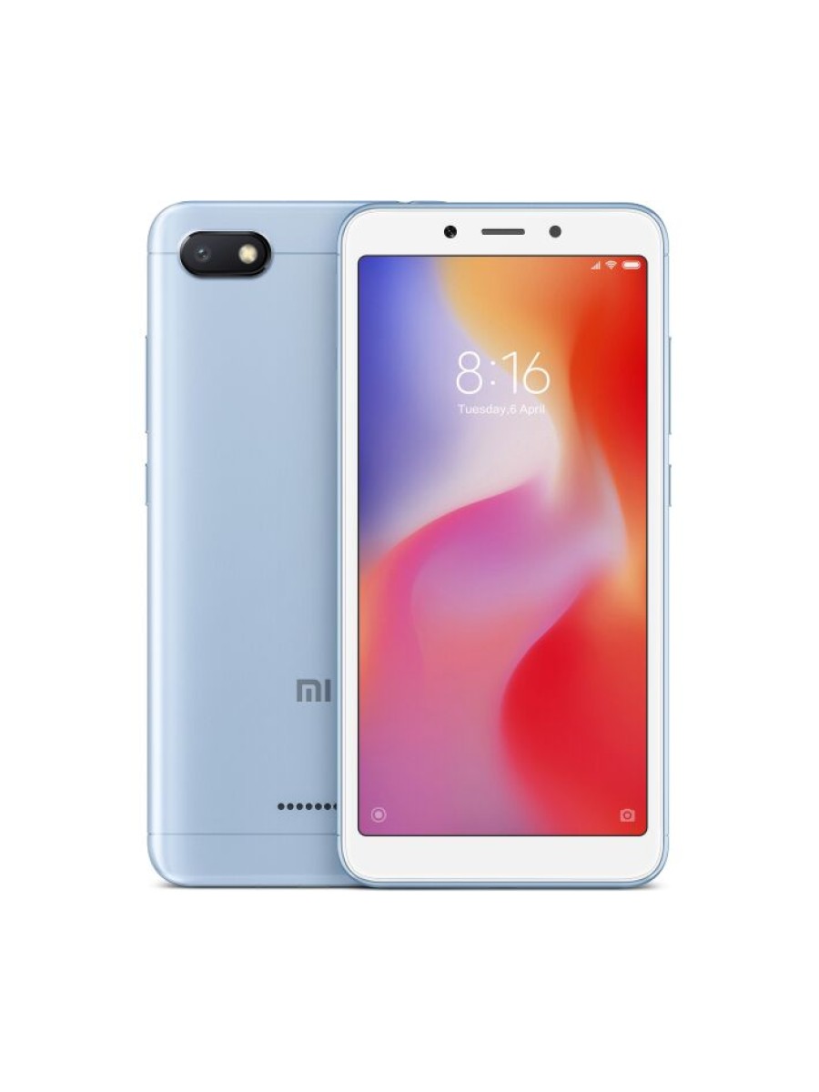 Смартфон Xiaomi Redmi 6A, 2.16 ГБ, синий Смартфон Xiaomi Redmi 6A, 2.16 ГБ, синий