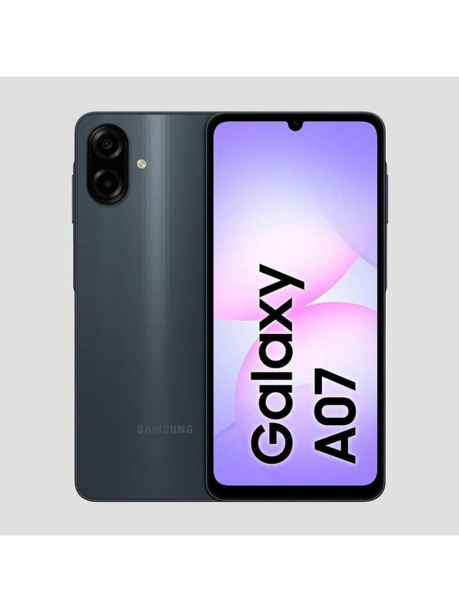 Смартфон Samsung Galaxy A07 4+64 ГБ чёрный