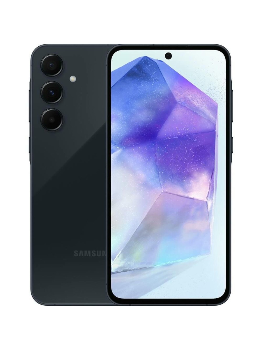 Смартфон Samsung Galaxy A55 128 ГБ тёмно-синий