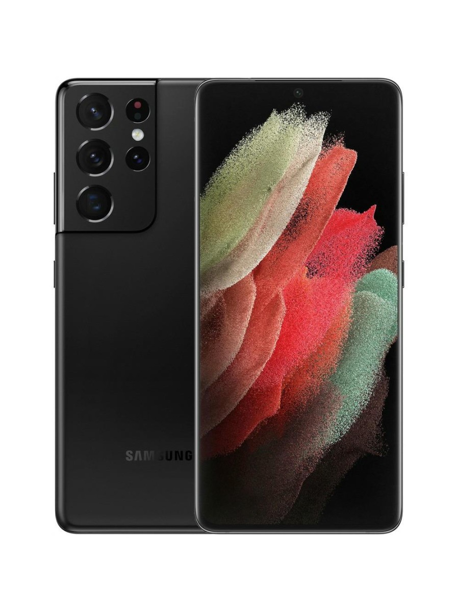 Смартфон Samsung Galaxy S21 Ultra 512 ГБ чёрный фантом