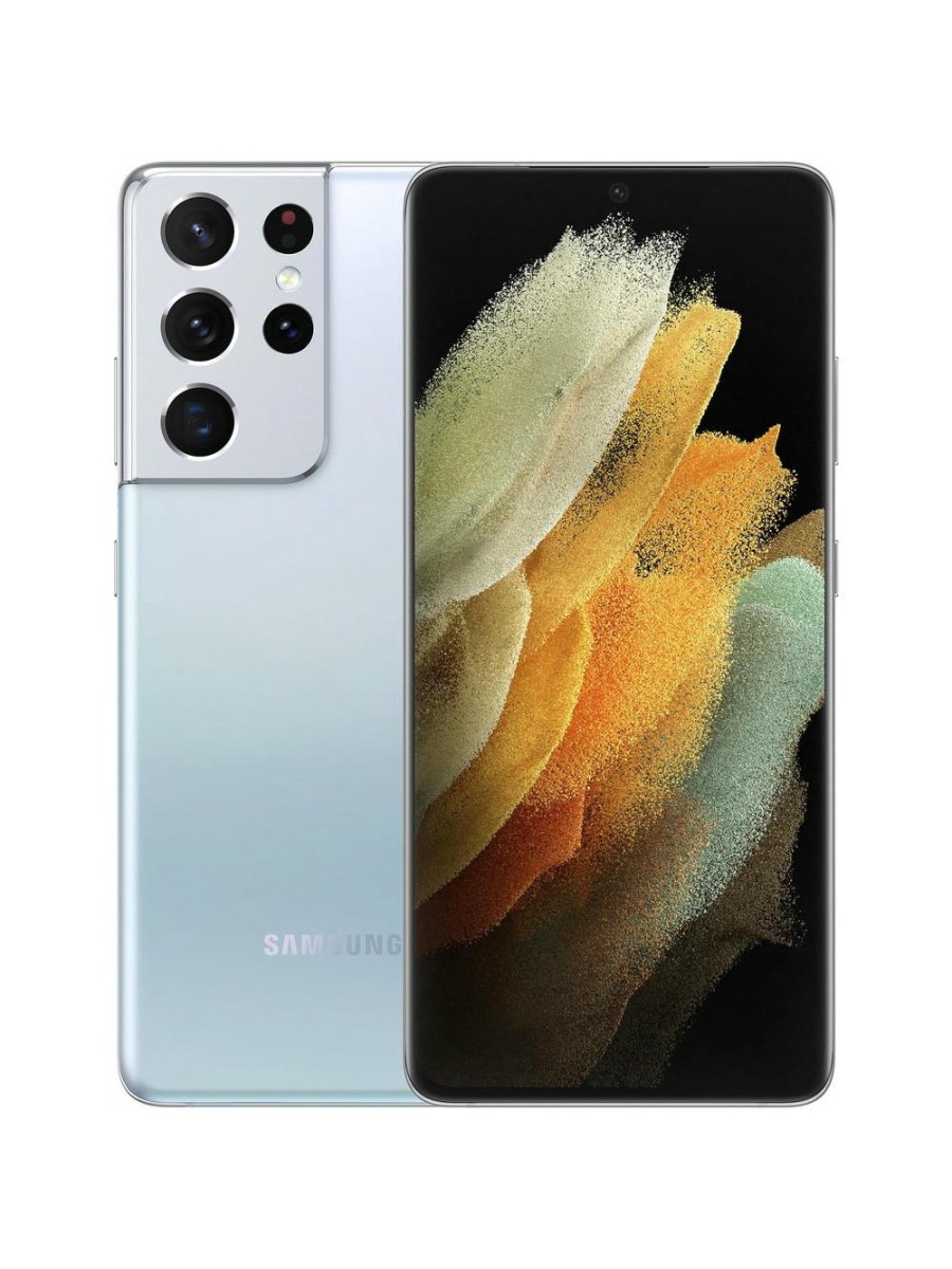 Смартфон Samsung Galaxy S21 Ultra 512 ГБ серебряный фантом