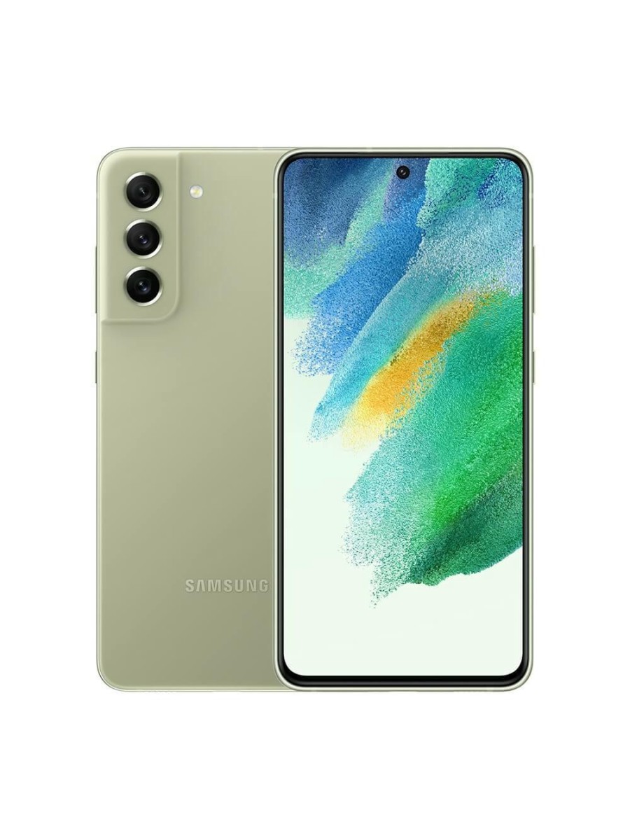 Смартфон Samsung Galaxy S21FE 256 ГБ зелёный