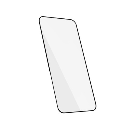 Стекло защитное FaisON для XIAOMI Mi 13/14, GL-04, Super-D, 0.4 мм, глянцевое, цвет: чёрный