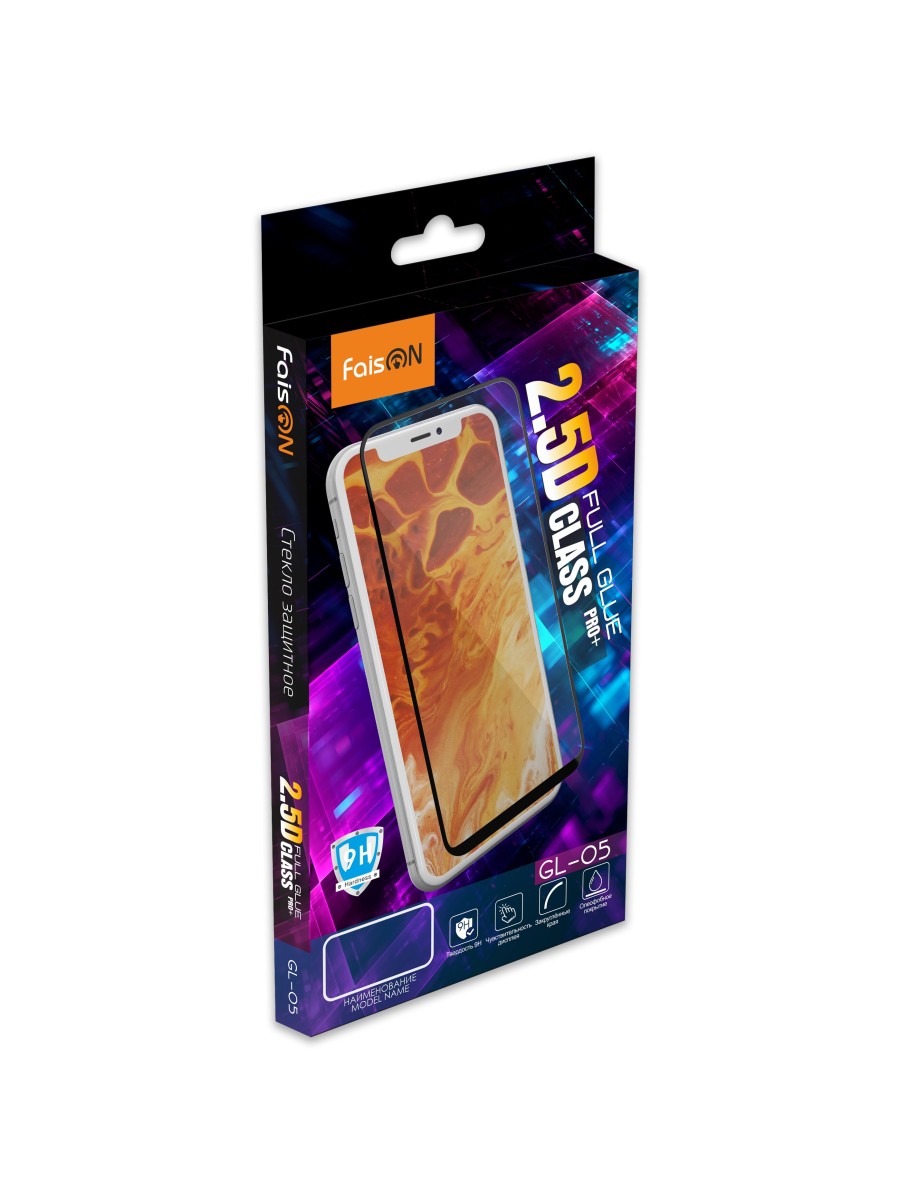 Стекло защитное FaisON для XIAOMI Mi 11T, GL-05, Full Screen, 0.33 мм, 2.5D, глянцевое, полный клей, цвет: чёрный Стекло защитное FaisON для XIAOMI Mi 11T, GL-05, Full Screen, 0.33 мм, 2.5D, глянцевое, полный клей, цвет: чёрный