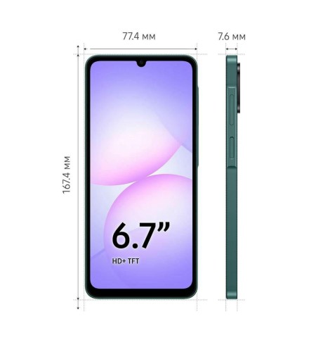 Смартфон Samsung Galaxy A07 6+128 ГБ зелёный