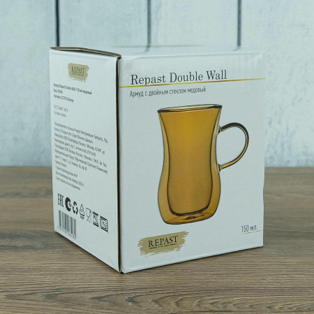 Армуд Double Wall 150мл медовый