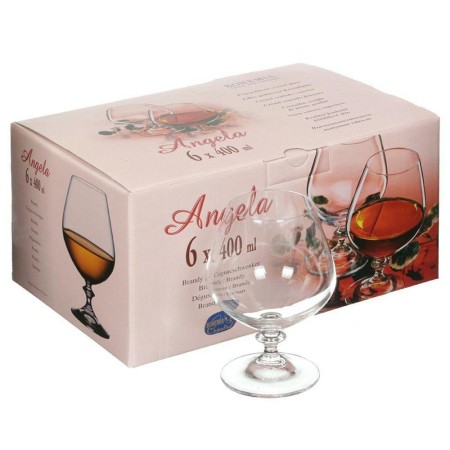 Набор бокалов для бренди Bohemia Анжела 400мл 6шт.