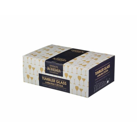 Набор стаканов для воды 6шт. Crystalite Bohemia Carduelis/Cecilia 420мл 21515