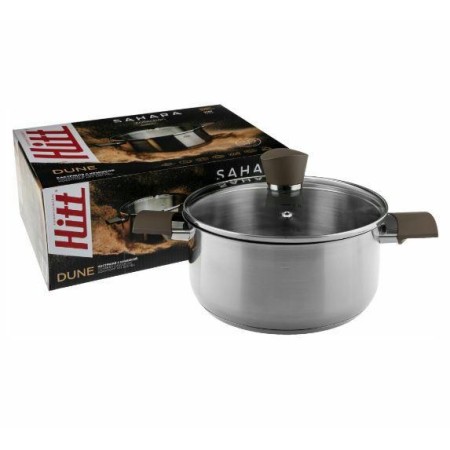 Кастрюля Hitt Sahara Dune 3л 20x9,5см стеклянная крышка HS-DC20