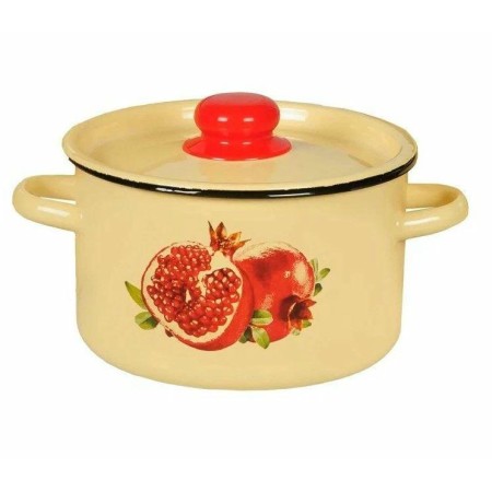 Кастрюля цилиндрическая с рисунком 2,9л