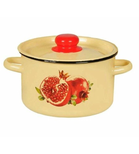 Кастрюля цилиндрическая с рисунком 2,9л