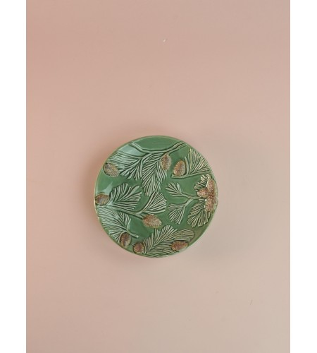 Тарелка закусочная Green Pine 21,5см 145-206