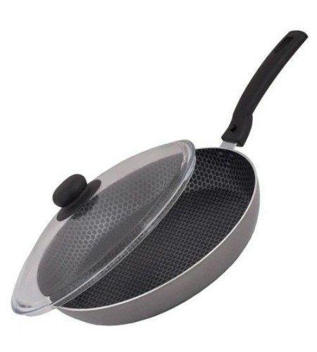 Сковорода Scovo Dicsovery d24см со съемной ручкой и крышкой