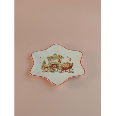 Блюдо Новогоднее настроение 21см LH9844-21-J043-H1575