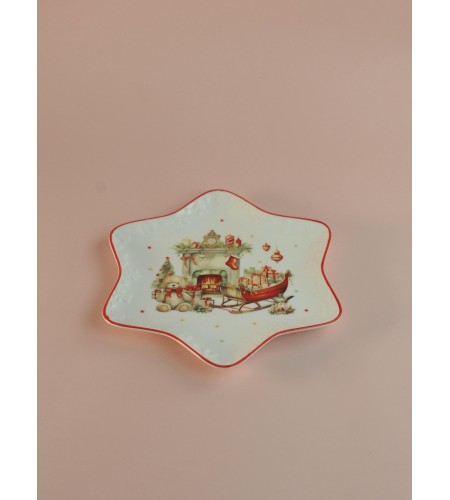 Блюдо Новогоднее настроение 21см LH9844-21-J043-H1575