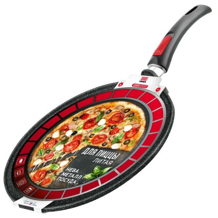 Сковорода для пиццы НМП Литая d32см 6432