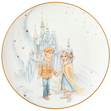 Тарелка закусочная Lefard Снежная королева 20,5см 590-551