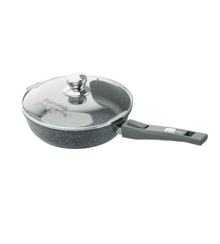 Сковорода Мечта Гранит d26см съемная ручка, стеклянная крышка С026701