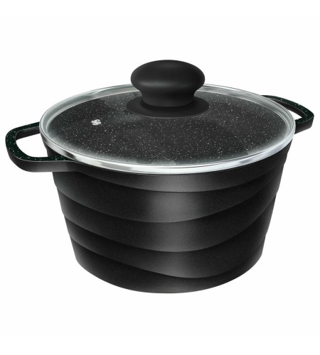 Кастрюля НМП Каменная Черный гранит 1,5л 186615