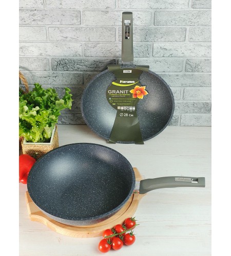 Сковорода-вок Мечта Гранит d28см 78701