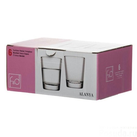 Набор стопок Pasabahce Алания-F&D 60мл 6шт. 52440BFD