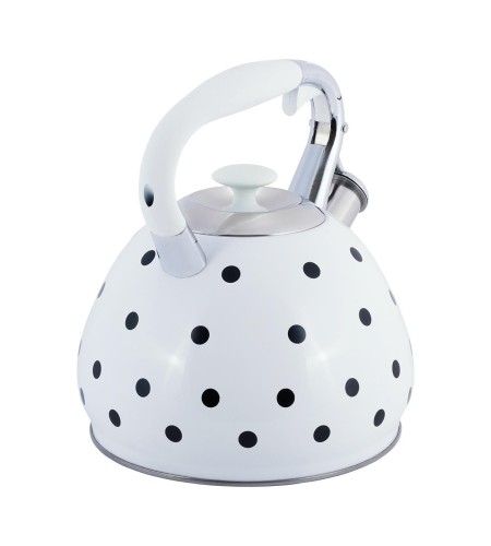 Чайник 3л Kamille ручка soft-touch белый 0695WH