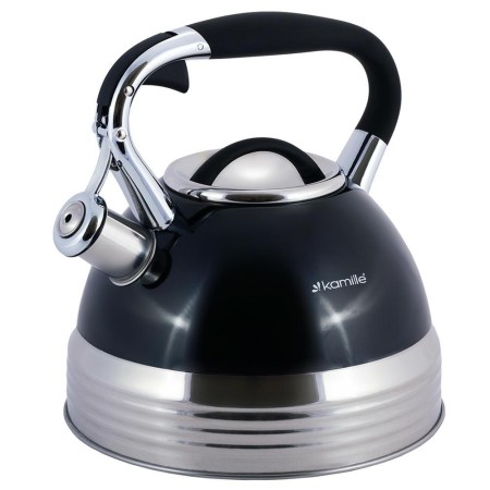 Чайник 2,7л Kamille ручка soft-touch черный 0696BL