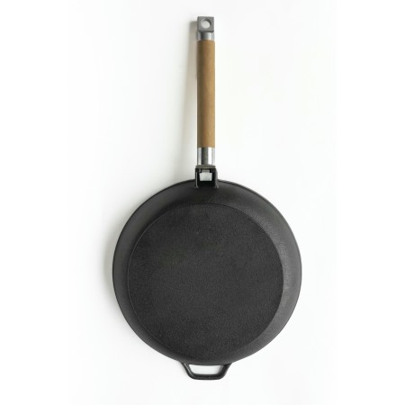 Сковорода-сотейник d260мм чугунная, съемная ручка 0326