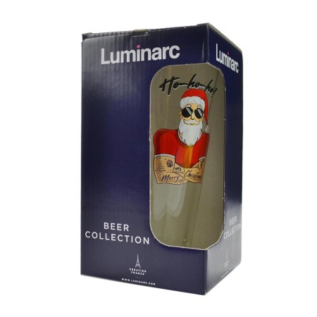 Стакан высокий Luminarc Коник Хипстер Дед Мороз 570мл O0377
