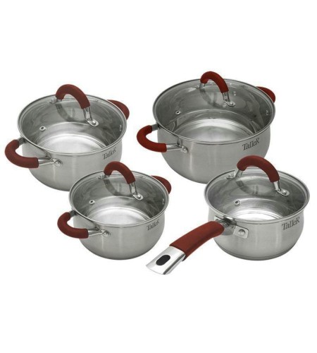 Набор кастрюль 3шт. и ковш Милфорд