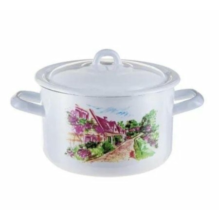 Кастрюля эмалированная Hitt Деревня 2,9л С-16111/4ДЭ