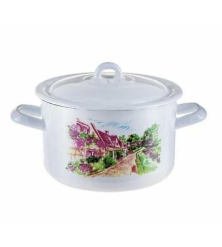 Кастрюля эмалированная Hitt Деревня 2,9л С-16111/4ДЭ