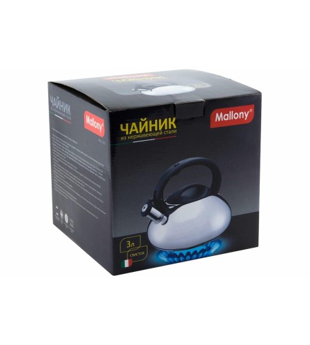 Чайник Mallony MAL-109 3л со свистком 910071