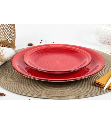 Тарелка десертная Domenik SCARLET 19см DMD002