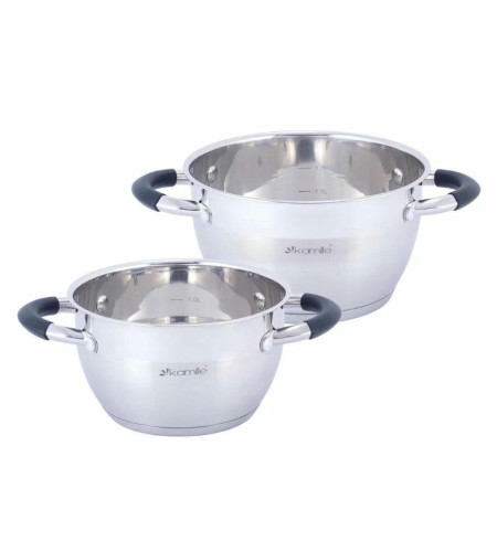 Набор кастрюль Kamille КМ-5753 2,1л + 2,9л