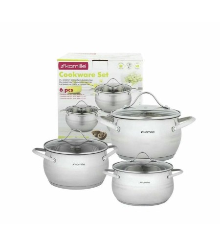 Набор кастрюль Kamille КМ-5911 6 предметов
