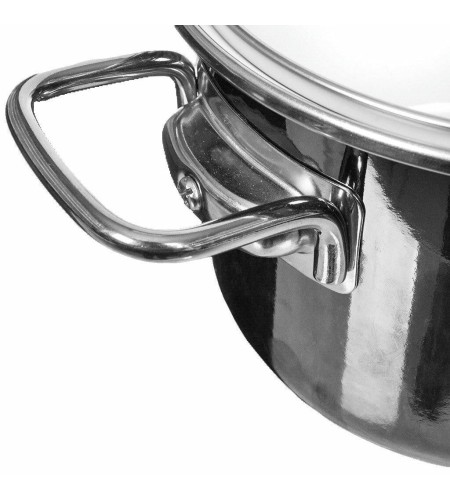 Кастрюля VITROSS Bon Appetit 2л мокрый асфальт 8SD165S