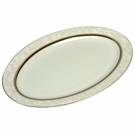 Блюдо овальное LENARDI 35,5см Серый шелк в подарочной упаковке 145-138