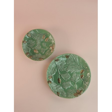 Тарелка десертная Green Pine 17см 145-207