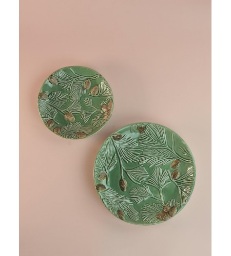 Тарелка десертная Green Pine 17см 145-207