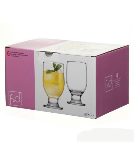 Бокалы Pasabahce Бинго-F&D 215мл 6шт. 410012BFD