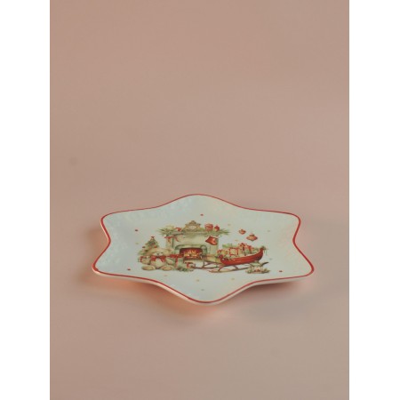 Блюдо Новогоднее настроение 21см LH9844-21-J043-H1575