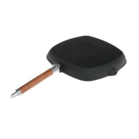 Сковорода-гриль Биол d240х240мм квадратная съемная ручка