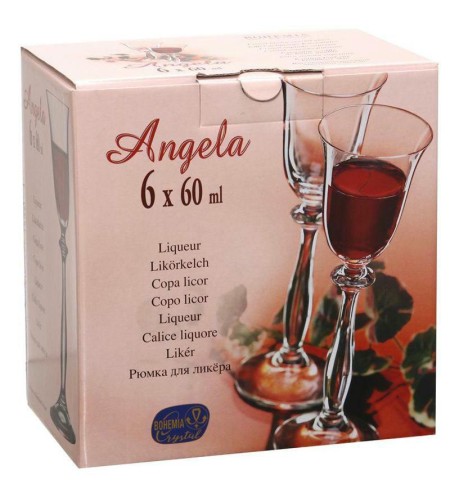 Набор рюмок Анжела 60мл 6шт