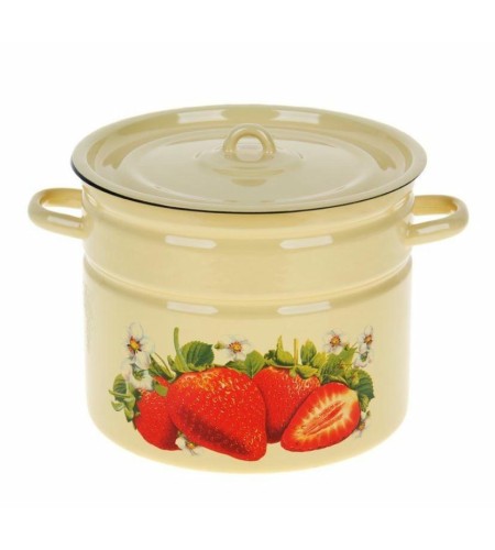 Кастрюля цилиндрическая 9л с рисунком